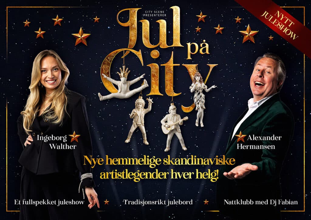 Et komplett julebord med juleshow, julemat og nattklubb.