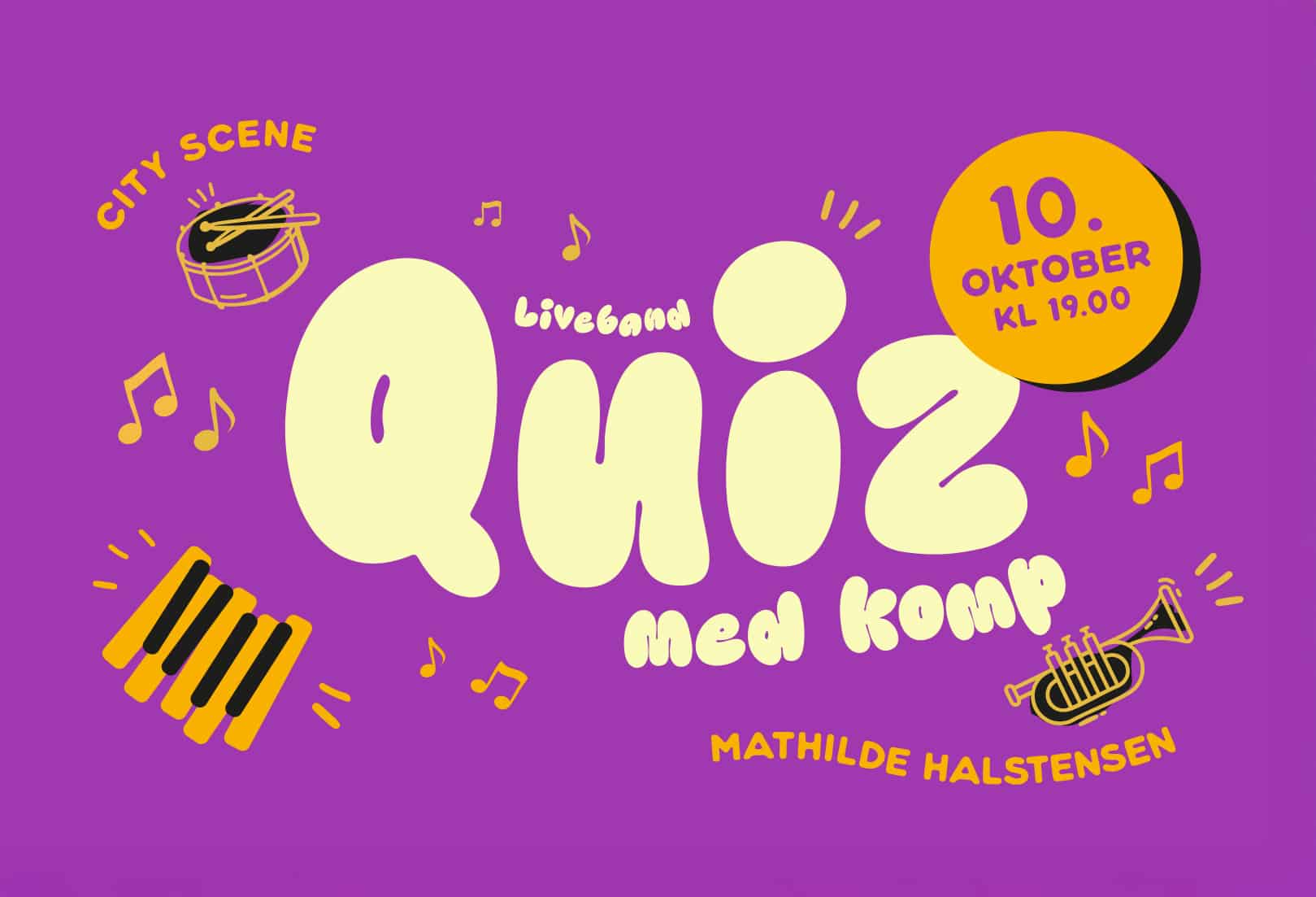 Quiz med komp på City Fredrikstad – 10. oktober 2025